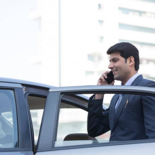 Car, Disembarking, Men, Businessman